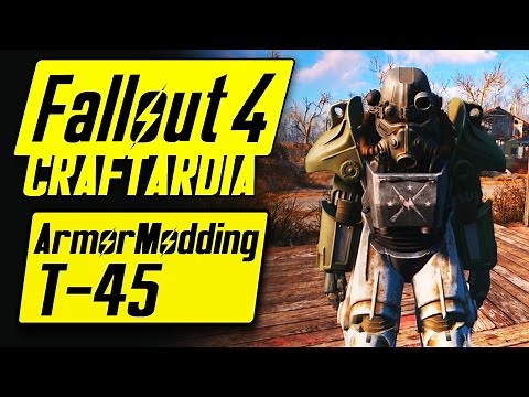Fallout 4 Power Armor Customization - T-45 Power Armor - Fallout 4 Armor Modding [PC]