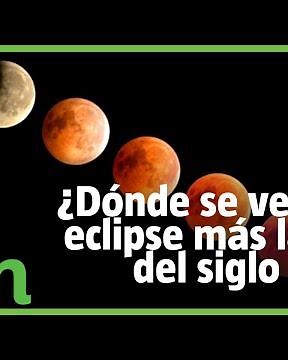 ECLIPSE de NOVIEMBRE el más largo del SIGLO | ¿Dónde se verá?