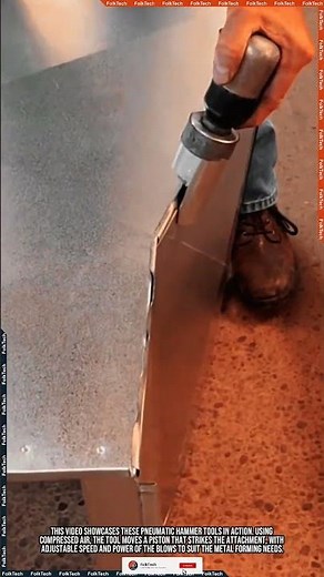 Pneumatic Hammer Tools: Precise Metal Folding Automation #tool #tools #innovation
