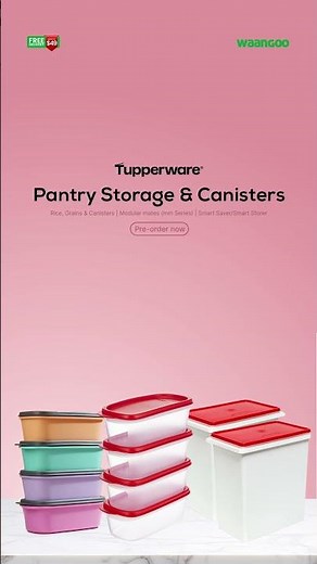 🌟 Official Tupperware Launch on Waangoo! | Pre-Order Eco Bottles, Lunch Boxes & More