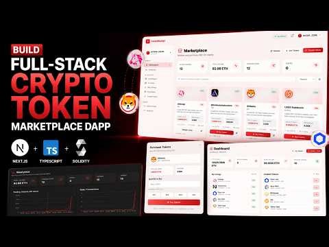 Build & Deploy Full-Stack Crypto Token Marketplace DApp Using Solidity, Next.js | Buy & Sell Crypto