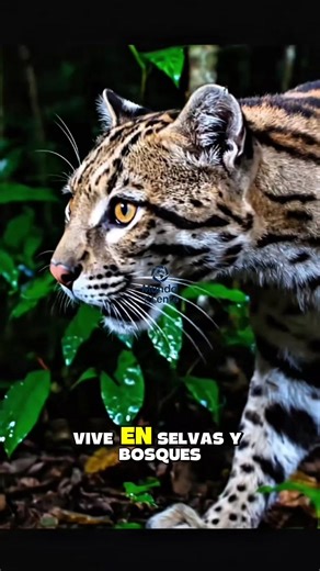 El felino más elegante de la selva 🐆🔥 #Ocelote #WildLife #Felinos #Naturaleza #MundoenlaLente