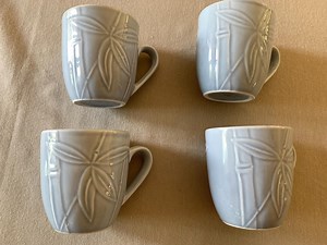 Vintage Culinary Arts Collection “BAMBOO” Coffee/tea Mugs, Set of 4 - Etsy
