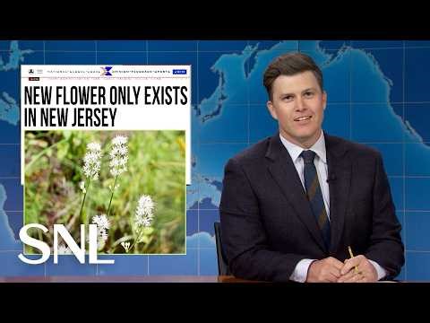 Weekend Update: 40th Anniversary of NBC Logo, Rare Flower Only Exists in New Jersey - SNL