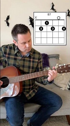 Learn how to play the B7 chord in under 30 seconds!!