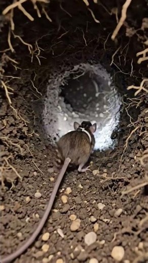Camera on a Field Mouse 🐭 | Exploring Hidden Grass Tunnels