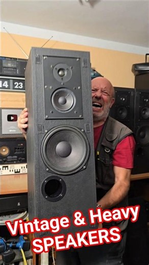 Vintage Heavy Rare TESLA BASS REFLEX SPEAKERS RS 434 SPEAKER Sound Test & Showdown