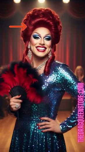 Just Sold🔥! **Ultimate Red Curly Hair Wig** #thedragqueenstore #dragrace #fomo #dragqueen #drag