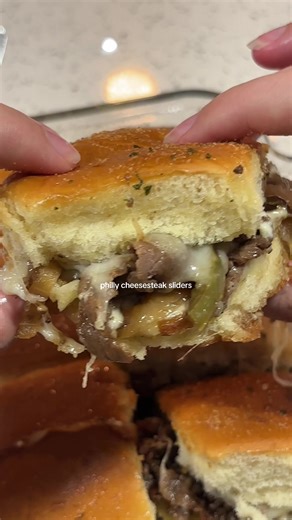 Delicious Philly Cheesesteak Sliders Recipe