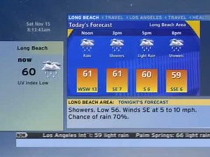 TWC Weatherscan- Los Angeles, CA- Nov. 15, 2025- 8:12AM PST