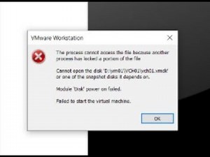 VMware Virtual Machine Power On issue