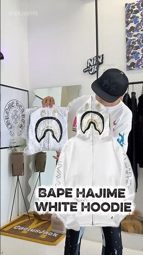 This Bape Hajime White Camo Shark Hoodie is CRAZY 🦈🔥 | Unboxing from Ninjahype