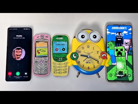 HUAWEI skibidi/MOTOROLA L6/nokia 6300 4g/alarm clock minion/Minecraft alarm, incoming calls