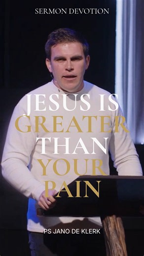Make the Cross Bigger Than Your Pain