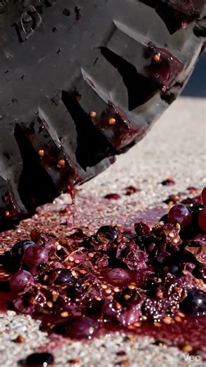 Hydraulic Press vs Grapes – Giant Explosion! #hydraulicpress #crushing #satisfying #asmr
