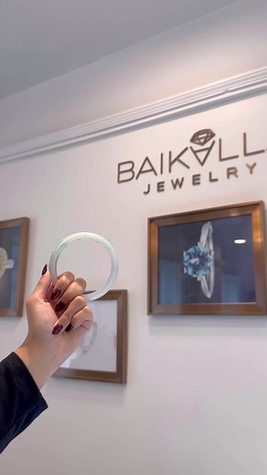 Jadeite jade bangles come in many sizes to fit their wearer! By measuring your palm size, you can find the right size jade bangle for you. Visit our website or our channel on YouTube to learn how to properly measure your palm to get the perfect size✨.....#jadeitejade #jadebangle #jadebracelet #jade #realjade luxury | Baikalla Jewelry - Fine Jadeite Jade Jewelers