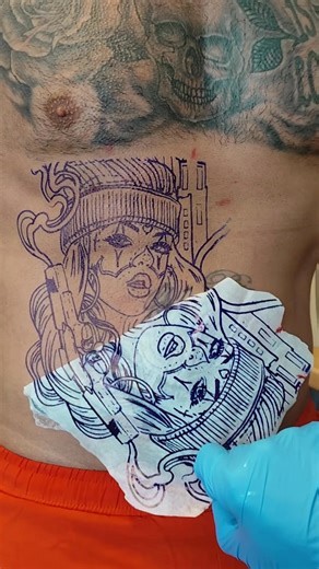 20K views · 100 reactions | #getbackshadrackkkkkk #tatoo Big up to Bonded By Ink UK for my full belly tatoo part 1 get backkkkkk | Gavin Proctor | Facebook