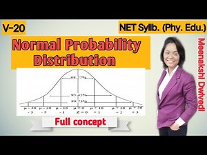 (V-20) NORMAL PROBABILITY DISTRIBUTION | NORMAL PROBABILITY CURVE | Its properties