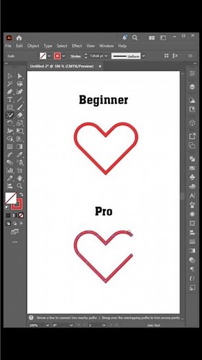 How to Connect Two Dots in Illustrator
