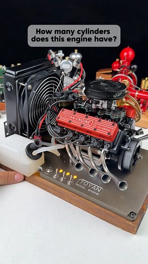 How many cylinders does this engine have?#vortrixe #enginemodel #engine #v8 #model | Daniel Lewis | Facebook
