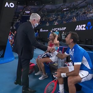 Title town for 🇫🇷 Kristina Mladenovic & Ivan Dodig 🇭🇷 They defeat Fourlis/Kubler 6-3 6-4 to win the mixed doubles crown 🏆 #AusOpen • #AO2022 🎥: Wide World of Sports • ESPN • Eurosport • WOWOW | Australian Open