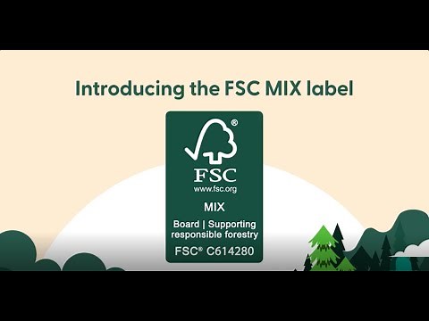 What does the FSC MIX label mean?