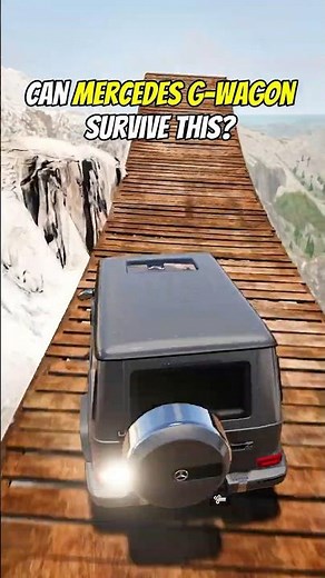 Can Mercedes G-Wagon survive this mountain fall? part.1 - BeamNG.drive