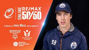 Joey Moss meant so much to the #Oilers organization & this Monday the EOCF is honouring his legacy with net proceeds from the RE/MAX online 50/50 going to Winnifred Stewart Association, Special Olympics Alberta - Edmonton & Edmonton Down Syndrome Society. Tickets will be available to anyone in Alberta from 9am-11pm MT at EdmontonOilers.com/5050. | Edmonton Oilers