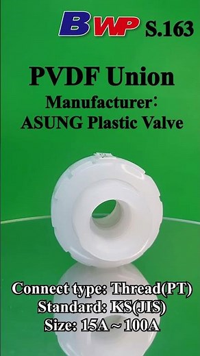 PVDF Union. Socket, Welding, PT. ASUNG. BWP