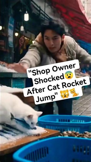 #hungrycats Jumped Like a Rocket for That Fish 😱🚀 #catjump #ninjacat #catvsfish #pets