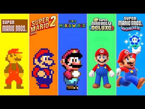 How Super Mario’s First Level Changed Over 37 Years