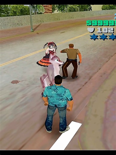 GTA Vice City: Hilarious Cop Funny Moments!