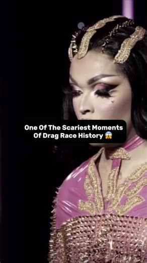 One of the Scariest Drag Race Moments 😱💀#DragRace