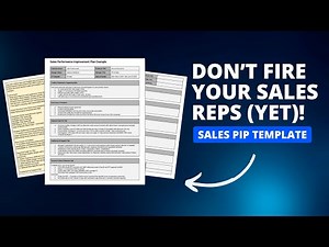 Sales PIP Template for Google Docs