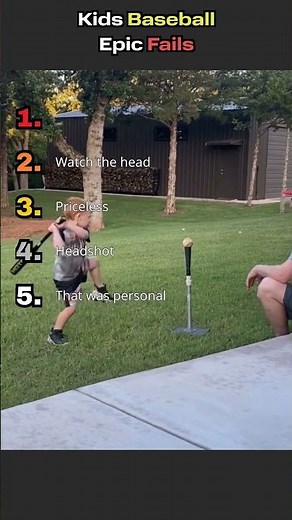 Top 5 Kids Baseball Epic Fails