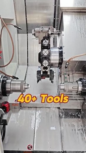 40 Plus Tools From One 15 Station Turret Possible #metalworking #shorts