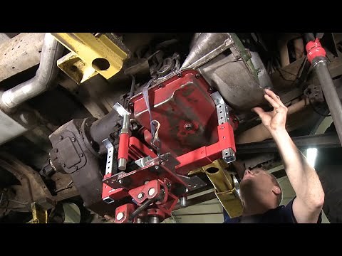 C6 Transmission & NP205 T-case removal with Jack Adapter - Buckin' Bronco video 1/3
