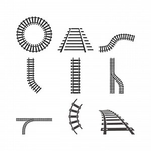 Railroad Track Embroidery Design, Train Railway Line Machine Embroidery File, Instant Download - Etsy Canada