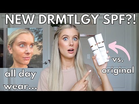 DRMTLGY Physical Sunscreen SPF 44 vs. DRMTLGY Tinted Moisturizer SPF 46! DRMTLGY Sunscreen