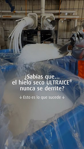 9.8K views · 76 reactions | ¿Sabías que el hielo seco ULTRAICE®️ no deja residuos cuando se calienta? Gracias a su propiedad de sublimación, se convierte en vapor sin pasar por la fase líquida. ¡Es la forma más limpia y eficiente de enfriar sin complicaciones! 流 | Linde México | Facebook