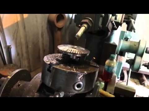 Cutting bevel gear with a shaper