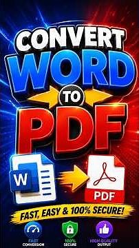 Convert Word Documents to PDF for FREE