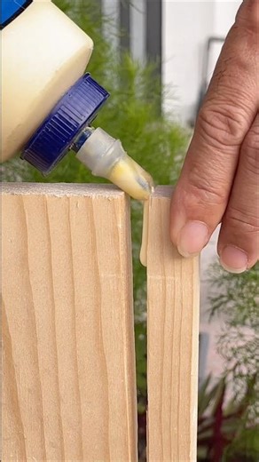 Remember this tip to easily repair a wooden board. #diy