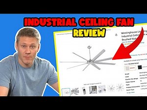 Westinghouse 100 inch Industrial Ceiling Fan Review. Is it worth it? #amazon #productreview