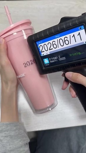 Handheld Printer – Date Coding on Bottles (Fast & Easy)