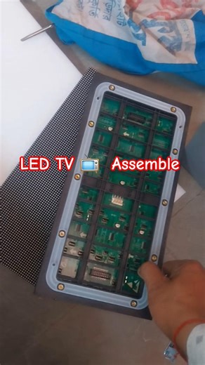 LED TV assemble ( Rental LEDDisplay) #leddisplay #ledtv #housewiring #led #electrician #tv #wiring