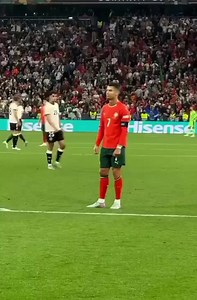 448K views · 10K reactions | Some Germany fans were chanting Messi’s name. Ronaldo answered with a goal to knock them out.  | Akash Saiyal | Facebook