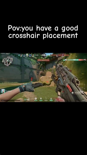 Pov:You have a good crosshair placement instead of crouch spamming #valorant #trending #shorts
