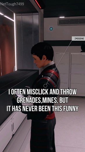 I often misclick and throw grenades,mines, but it has never been this funny 😅 #Starfield | Apex Gaming