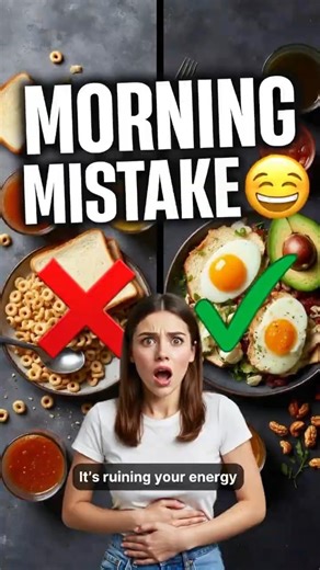 🚨 Breakfast Mistake KILLING Your Energy Fix in 18s!
